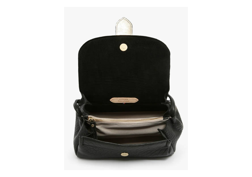 etrier EAGC205M - CUIR DE MOUTON - NOIR sac bandoulière étrier agnés m Sacs à mains