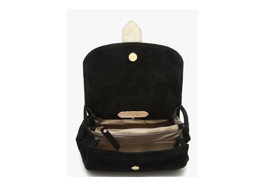 etrier EAGV205M sac bandoulière étrier agnès m velours Sacs à mains