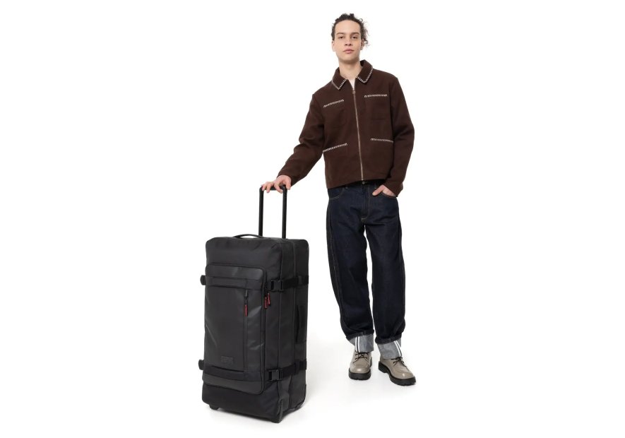 Eastpak K96D - POLYESTER - TOP BLACK. sac à roulettes eastpak tranverz cnnct l Sac de voyage à roulettes