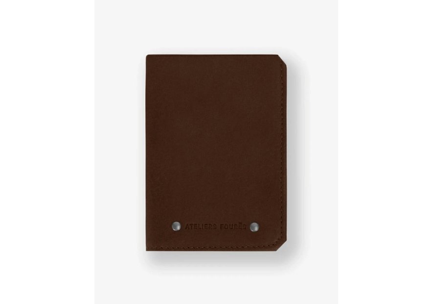 Les Ateliers Foures 949 - CUIR DE VACHETTE - COGNAC portefeuille cuir les ateliers fourès achille Portefeuille Homme