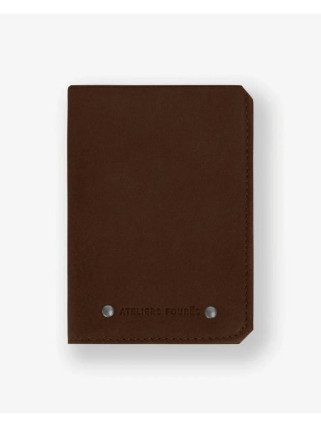 Les Ateliers Foures 949 - CUIR DE VACHETTE - COGNAC portefeuille cuir les ateliers fourès achille Portefeuille Homme