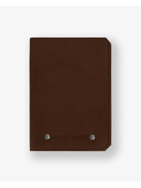 Les Ateliers Foures 949 - CUIR DE VACHETTE - COGNAC portefeuille cuir les ateliers fourès achille portefeuille-homme