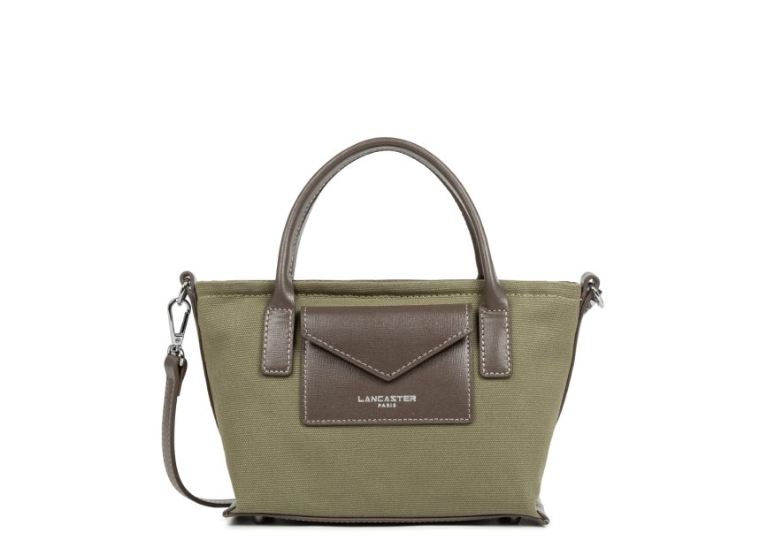 Lancaster 518-049 - COTON - KAKI sac porté main s lancaster canvas kba Sacs à mains