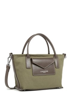 Lancaster 518-049 - COTON - KAKI sac porté main s lancaster canvas kba Sacs à mains