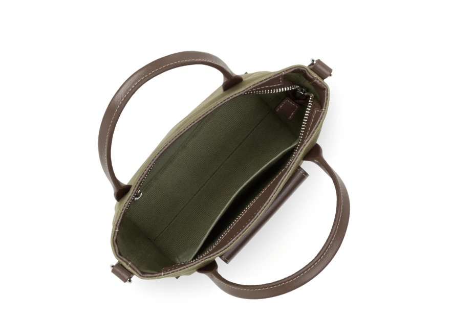 Lancaster 518-049 - COTON - KAKI sac porté main s lancaster canvas kba Sacs à mains