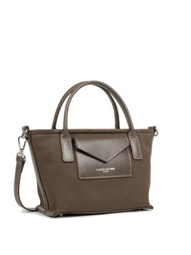 Lancaster 518-049 - COTON - MARRON sac porté main s lancaster canvas kba Sacs à mains