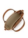 Lancaster 518-049 - COTON - BEIGE COGNAC sac porté main s lancaster canvas kba sacs-a-mains