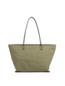 Lancaster 518-050 - COTON - KAKI sac shopping format a4 lancaster canvas kba sac-a-main-shopping-toile-ou-cuir