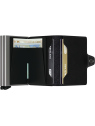 Secrid TO porte cartes twinwallet aluminium et cuir porte-cartes