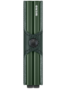 Secrid TO - CUIR DE VACHETTE - GREEN porte cartes twinwallet aluminium et cuir porte-cartes