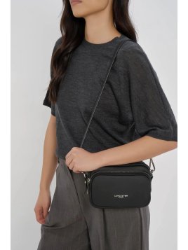 Lancaster 480-067 - CUIR DE VACHETTE - NOI sac bandoulière lancaster donna aria Sacs à mains