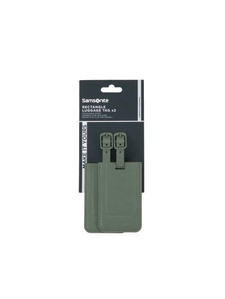 Samsonite 155592 - SYNTHÉTIQUE - GREEN porte adresse x2 Accessoires de voyage