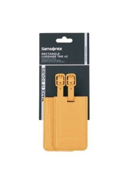 Samsonite 155592 - SYNTHÉTIQUE - YELLOW porte adresse x2 Accessoires de voyage