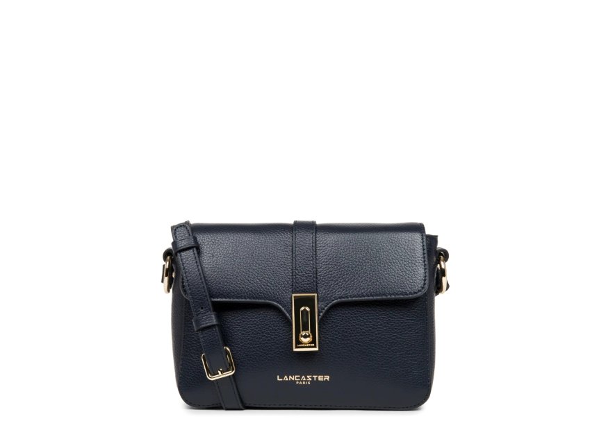 Lancaster 547-40 - CUIR DE VACHETTE - BLEU sac rabat s lancaster foulonné milano Sacs à mains