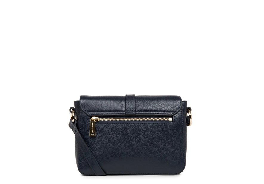 Lancaster 547-40 - CUIR DE VACHETTE - BLEU sac rabat s lancaster foulonné milano Sacs à mains