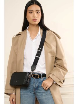 Lancaster 480-060 - CUIR DE VACHETTE - NOI sac bandoulière s lancaster milano Sacs à mains