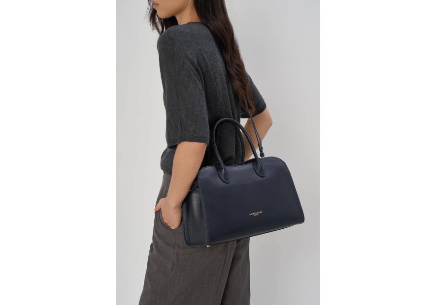 Lancaster 531-121 - CUIR DE VACHETTE - BLE sac porte main m lancaster donna hopper Sacs à mains