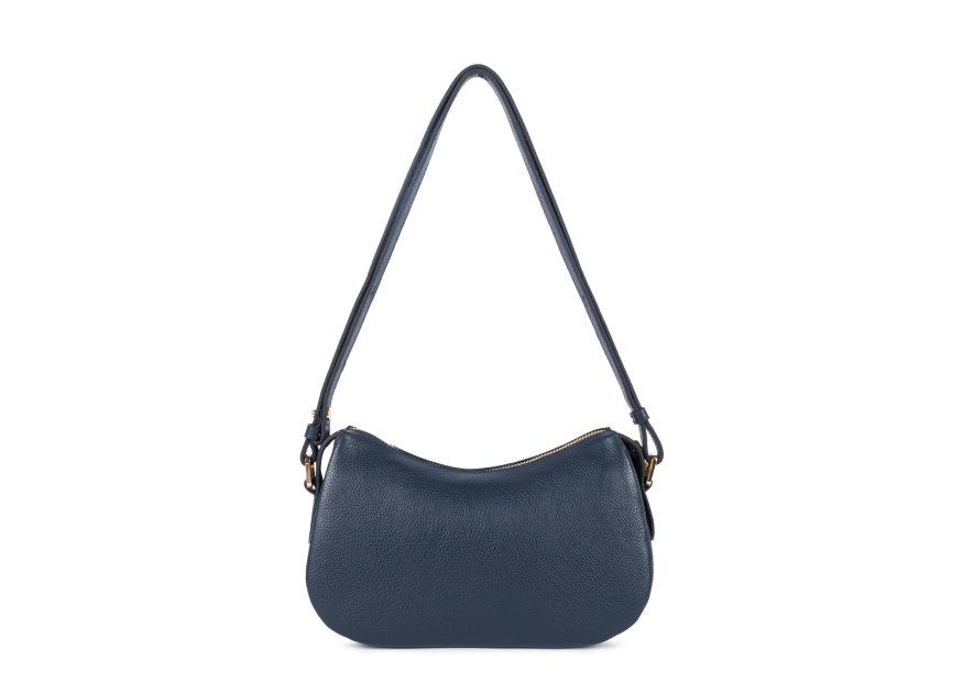 Lancaster 529-94 - CUIR DE VACHETTE - BLEU sac banane s lancaster dune Sacs à mains