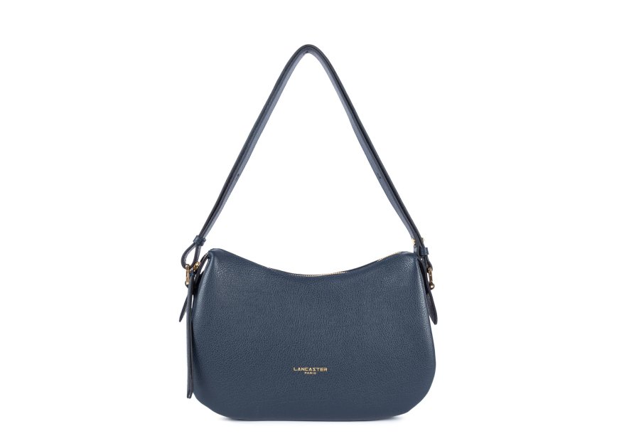 Lancaster 529-95 - CUIR DE VACHETTE - BLEU sac besace m lancaster dune Sacs à mains