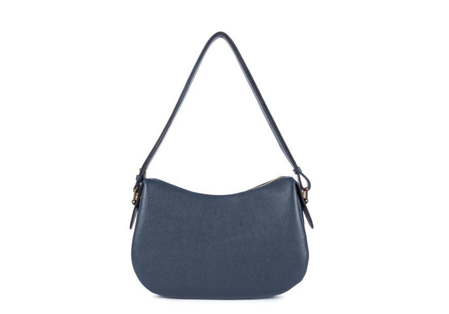 Lancaster 529-95 - CUIR DE VACHETTE - BLEU sac besace m lancaster dune Sacs à mains