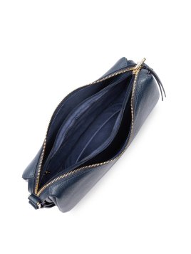 Lancaster 529-95 - CUIR DE VACHETTE - BLEU sac besace m lancaster dune Sacs à mains