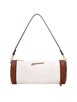 Longchamp 10365HIY - TOILE/CUIR - BRUN sac polochon m longchamp épure soft Sacs à mains