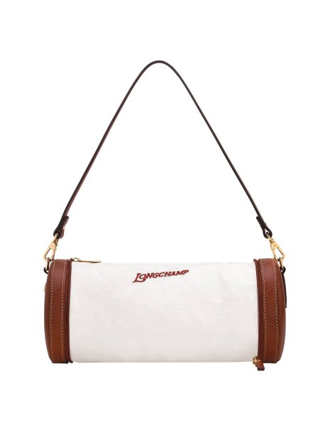 Longchamp 10365HIY - TOILE/CUIR - BRUN sac polochon m longchamp épure soft sacs-a-mains