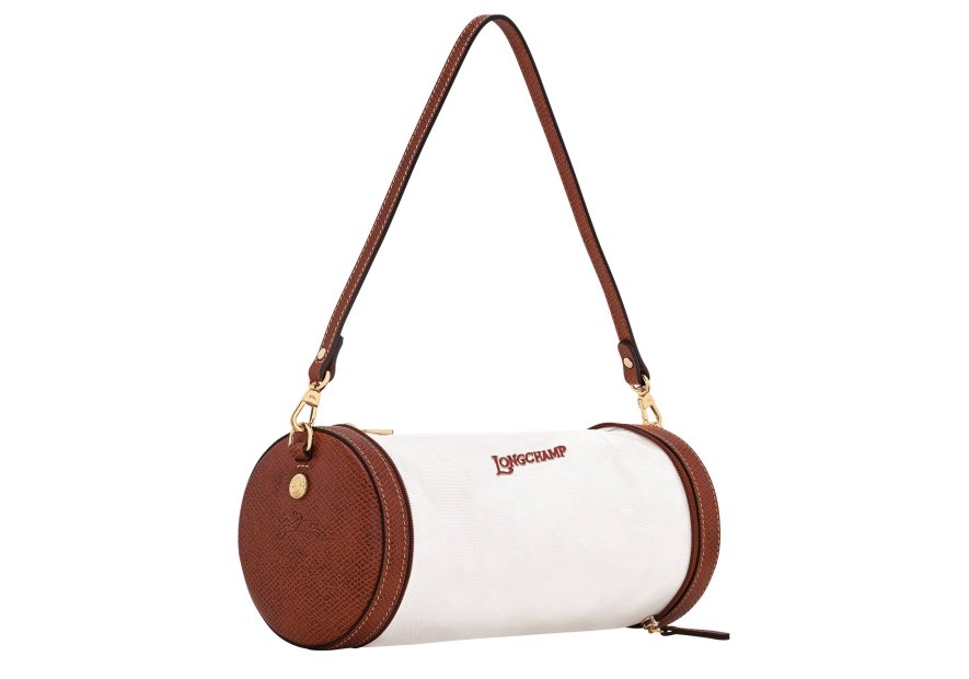 Longchamp 10365HIY - TOILE/CUIR - BRUN sac polochon m longchamp épure soft Sacs à mains