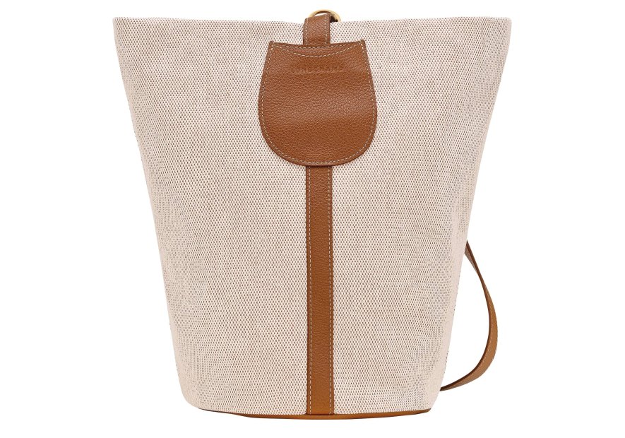 Longchamp 10367HJG - TOILE/CUIR - BRUN sac monobretelle longchamp le foulonné toile Sacs à mains