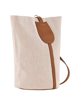 Longchamp 10367HJG - TOILE/CUIR - BRUN sac monobretelle longchamp le foulonné toile Sacs à mains