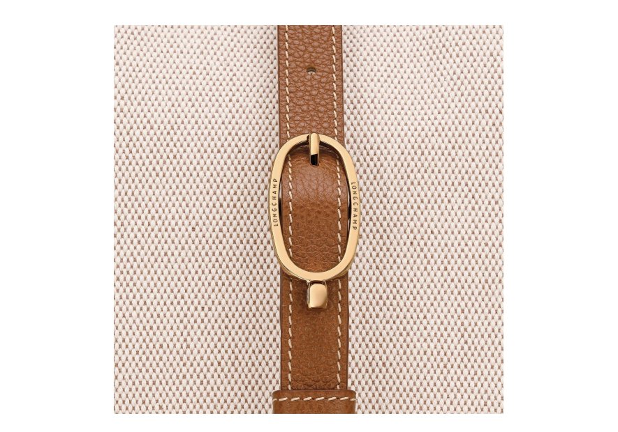 Longchamp 10367HJG - TOILE/CUIR - BRUN sac monobretelle longchamp le foulonné toile Sacs à mains