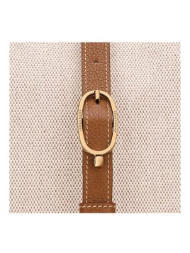 Longchamp 10367HJG - TOILE/CUIR - BRUN sac monobretelle longchamp le foulonné toile Sacs à mains