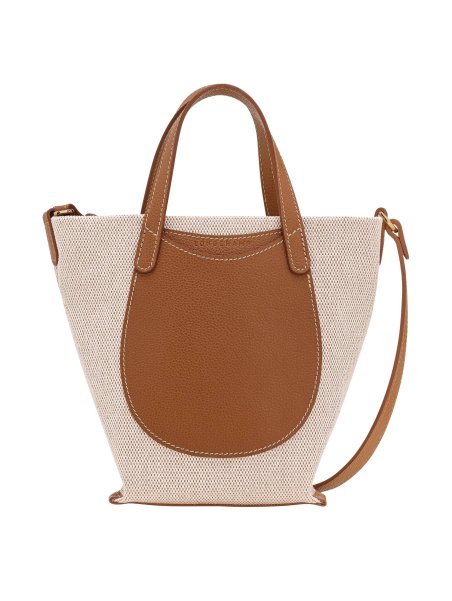 Longchamp 10368HJG - TOILE/CUIR - CARAMEL sac cabas longchamp le foilonne toile Sacs à mains