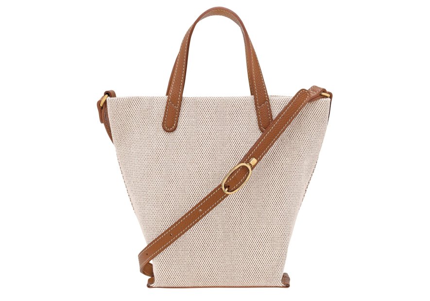 Longchamp 10368HJG - TOILE/CUIR - CARAMEL sac cabas longchamp le foilonne toile Sacs à mains