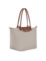 Longchamp 1899089 - NYLON ET CUIR - GALET sac cabas l le pliage original format étudiant sac-a-main-shopping-toile-ou-cuir