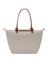 Longchamp 1899089 - NYLON ET CUIR - GALET sac cabas l le pliage original format étudiant sac-a-main-shopping-toile-ou-cuir