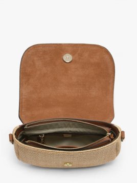 etrier EBRS198M - PAILLE/CUIR - CAMEL sac à main porté travers etrier brumby Sacs à mains