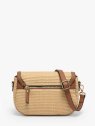 etrier EBRS198M - PAILLE/CUIR - CAMEL sac à main porté travers etrier brumby sacs-a-mains