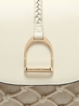 etrier ESAR206M - TOILE/CUIR - CRAIE sac porté travers étrier sahara Sacs à mains