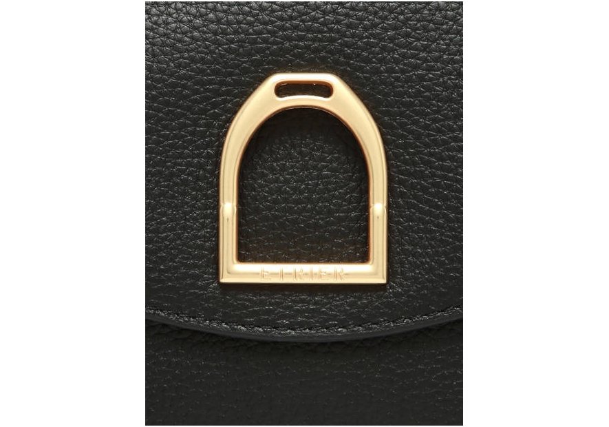 etrier ESHA163M - CUIR - NOIR sac porté travers etrier shadow Sacs à mains