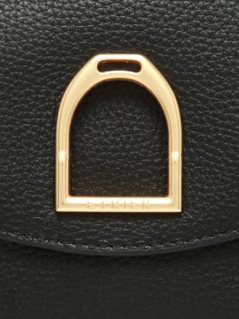 etrier ESHA163M - CUIR - NOIR sac porté travers etrier shadow Sacs à mains