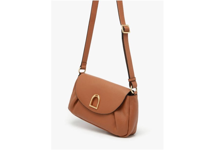 etrier ESHA163M - CUIR - CAMEL sac porté travers etrier shadow Sacs à mains