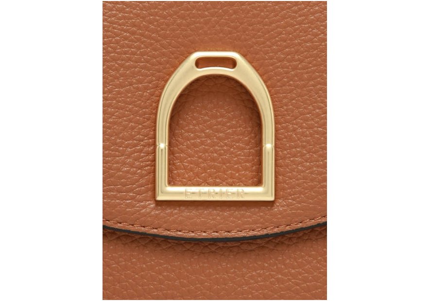 etrier ESHA163M - CUIR - CAMEL sac porté travers etrier shadow Sacs à mains