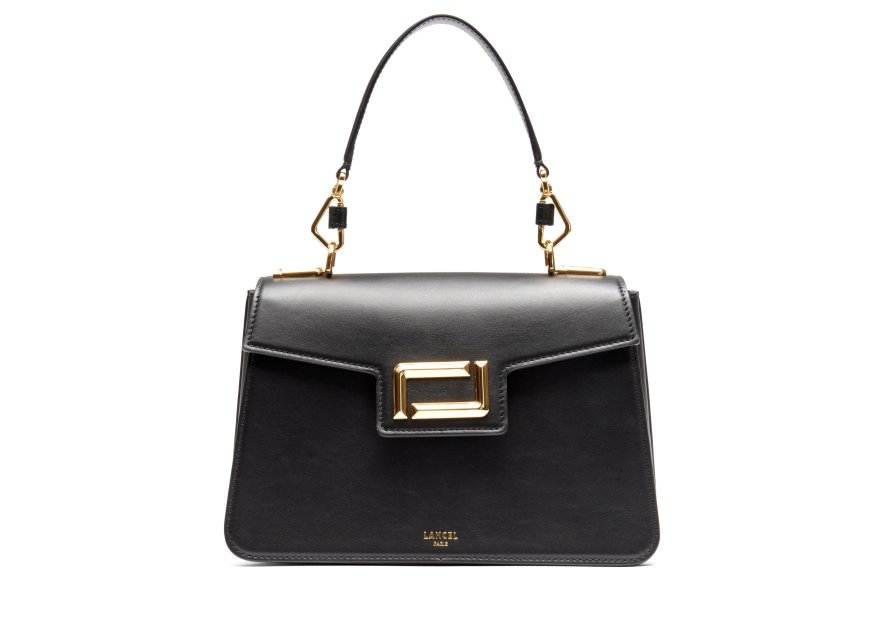 Lancel A14016 - CUIR DE VACHETTE - NOIR sac porté main l lancel angèle de lancel Sacs à mains