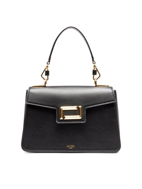 Lancel A14016 - CUIR DE VACHETTE - NOIR sac porté main l lancel angèle de lancel Sacs à mains