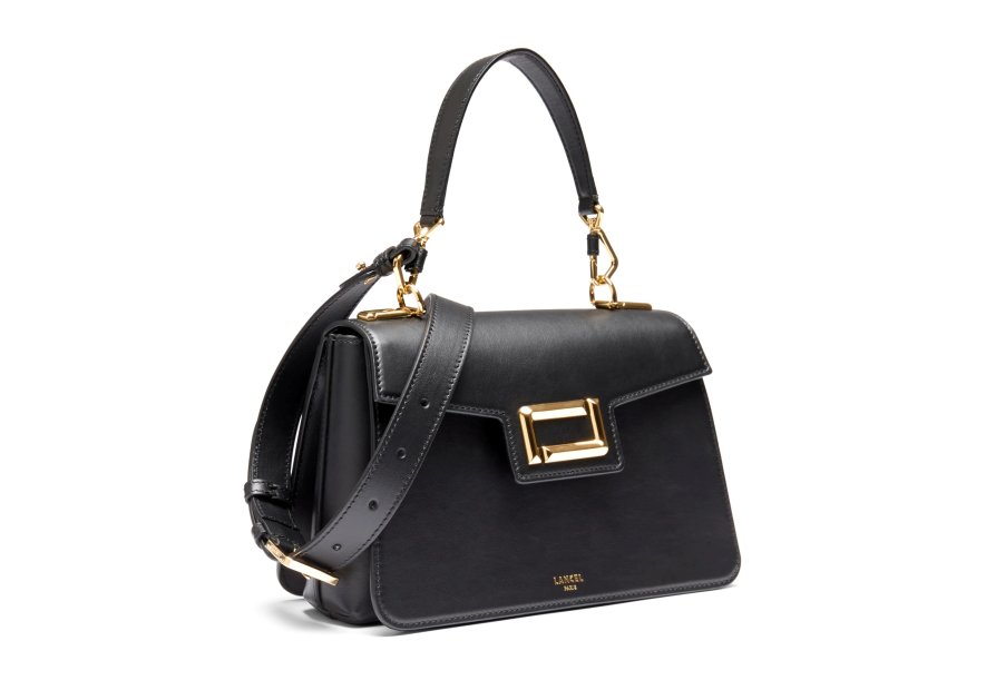Lancel A14016 - CUIR DE VACHETTE - NOIR sac porté main l lancel angèle de lancel Sacs à mains