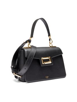 Lancel A14016 - CUIR DE VACHETTE - NOIR sac porté main l lancel angèle de lancel Sacs à mains