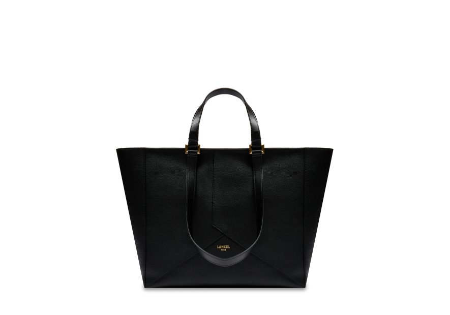 Lancel A14021 - CUIR DE VACHETTE - NOIR sac cabas 15.6" m lancel enveloppe Sacs à mains