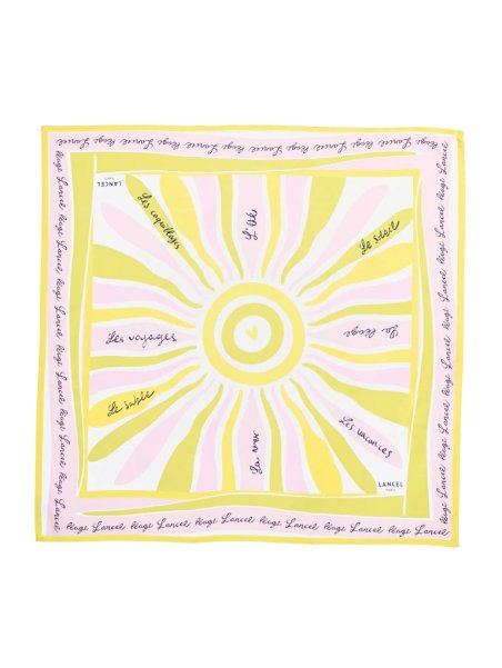Lancel A14135 - SOIE - MCO TROPICAL carré de soie lancel carre de soie