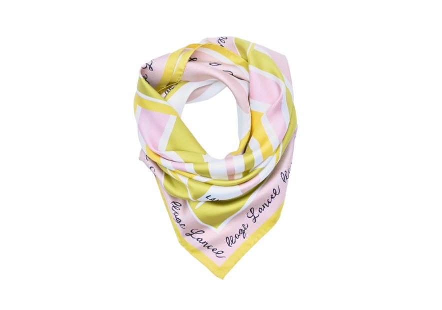 Lancel A14135 - SOIE - MCO TROPICAL carré de soie lancel carre de soie